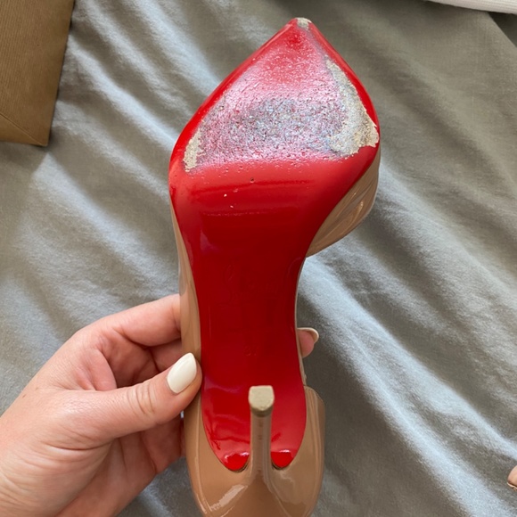 Iriza 100mm nude patent Louboutins size 37 - Picture 15 of 16